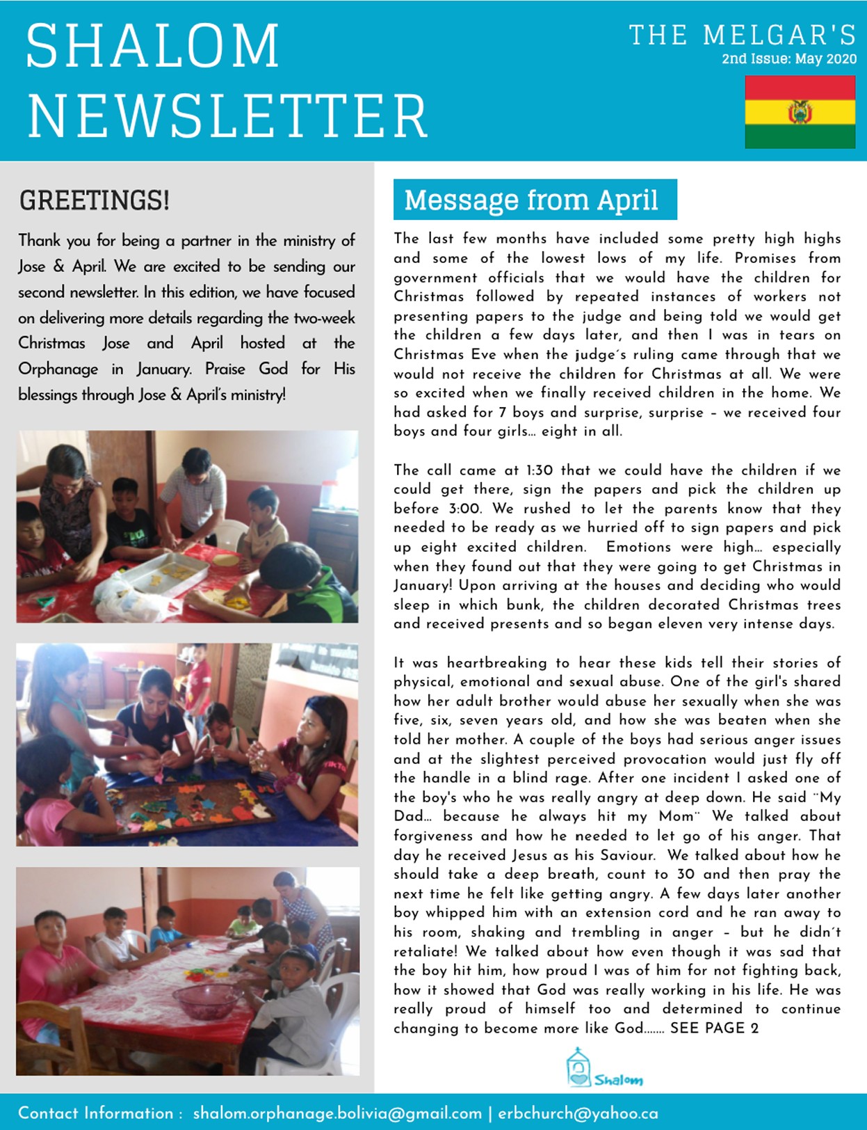 Newsletter - May 2021